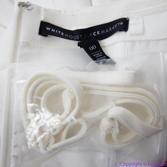 NEW White House Black Market‎ Convertible Strapless Split-Leg Jumpsuit, 00 - Picture 16 of 16